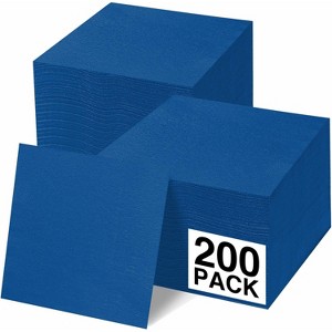 SparkSettings Beverage Napkins, 5” x 5” 2 Ply Paper Napkins, Pack of 200 - 1 of 4