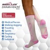 Bison Life Over The Calf Graduated Compression Socks (12-15 mm/Hg), Anti-Fatigue, Fits Women & Men, One Size - 4 Pairs - 2 of 4