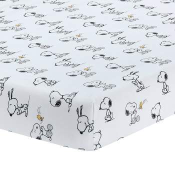 Lambs & Ivy Classic Snoopy Fitted Crib Sheet