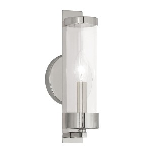 Livex Lighting Castleton 1 - Light Sconce in  Polished Nickel - 1 of 1