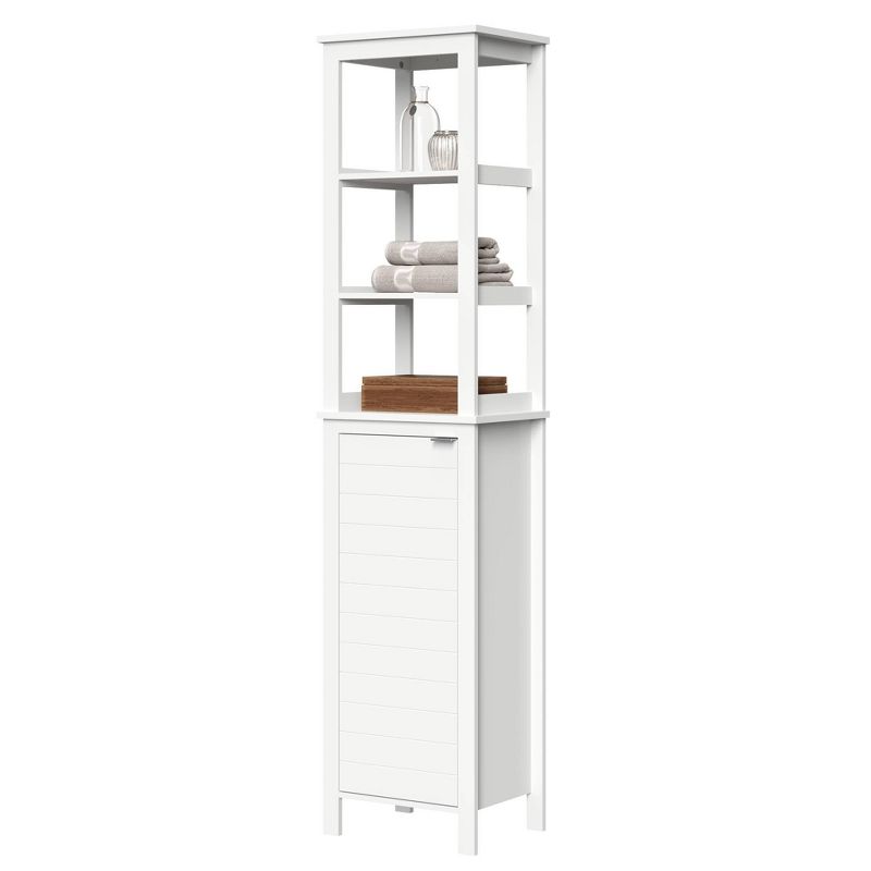 Madison Collection Linen Tower with Open Shelves - RiverRidge Home, 1 of 15