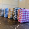 Black and white plaid cosmetic bag - 2 of 2