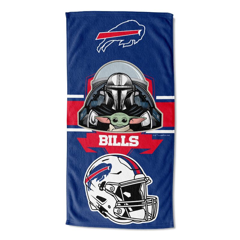 27&#34;x54&#34; NFL Buffalo Bills Star Wars Hugger with Beach Towel, 2 of 4