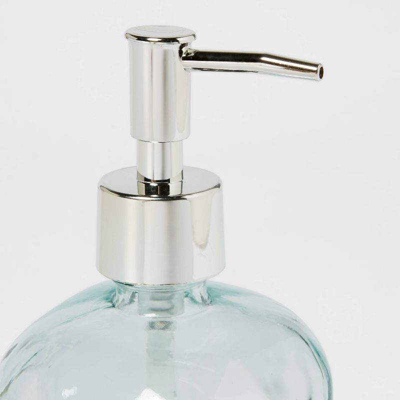 Recycled Glass Soap Dispenser Clear - Threshold&#8482;, 4 of 9