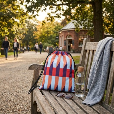 LOQI Geometric Stripes Backpack — фото 2