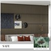 Resenkos 24" x 24" Wood Panels for Wall, 4 Pack Acoustic Panels, Sound Absorbing Slat Wall for Wall Decor, Home, Brown - 4 of 4