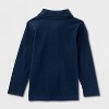 Boys' Adaptive Long Sleeve Uniform Polo Shirt - Cat & Jack™ - 2 of 3