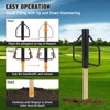 12 LB T Post Driver, Fence Post Driver with Handle, Metal Pounder for U Channel Wooden Fence - 4 of 4