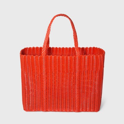 target mesh beach tote