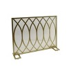 VYNXARIA Modern Single PanelIron Fire Screen, Gold Finish - 4 of 4