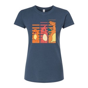 Women's - Pokémon - Charmander Evolutions Fitted Graphic T-Shirt - 1 of 3