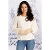 Hadley Wren Bailey Knit Gloves - Beige - 3 of 4