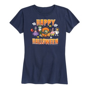 Women's - SpongeBob SquarePants - Happy Halloween Short Sleeve Graphic T-Shirt - 1 of 4