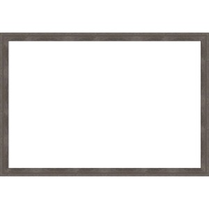 Amanti Art 27"x39" Pinstripe Lead Gray Framed Magnetic Dry Erase Board - 1 of 4