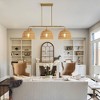 KAISITE Rattan Shade 3-Light Pendant Light - 2 of 4