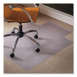 ES Robbins Natural Origins Chair Mat with Lip For Carpet, 36 x 48, Clear - 1 of 4