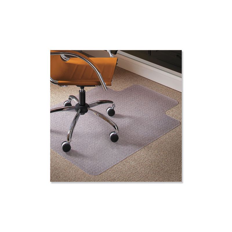 ES Robbins Natural Origins Chair Mat with Lip For Carpet, 36 x 48, Clear, 1 of 7