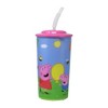 Peppa Pig 16oz Sports Tumbler w/Lid and Straw 2-Pack - 2 of 4