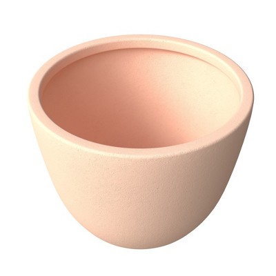 Terracotta 13.6" Tapered Round Planter with Drainage Holes