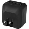 StarTech.com Travel USB Wall Charger - 4 Port - Black - Universal Travel Adapter - International Power Adapter - USB Charger - 4 of 4