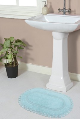 Hampton Crochet Collection Cotton Reversible Tufted Bath Rug - Home Weavers