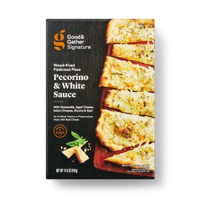 Wood-Fired Pecorino & White Sauce Frozen Flatbread Pizza - 14.5oz - Good & Gather™