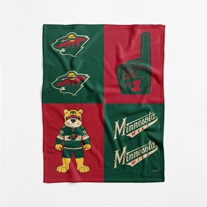 NHL Domino Swaddle Blanket - 1 of 4