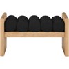 Meridian Furniture,Waverly Boucle Fabric Bench - 3 of 4