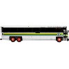 MCI D4500CT Commuter Coach Bus "Golden Gate Transit San Francisco" White with Green 1/50 Plastic Model by Iconic Replicas - 3 of 4