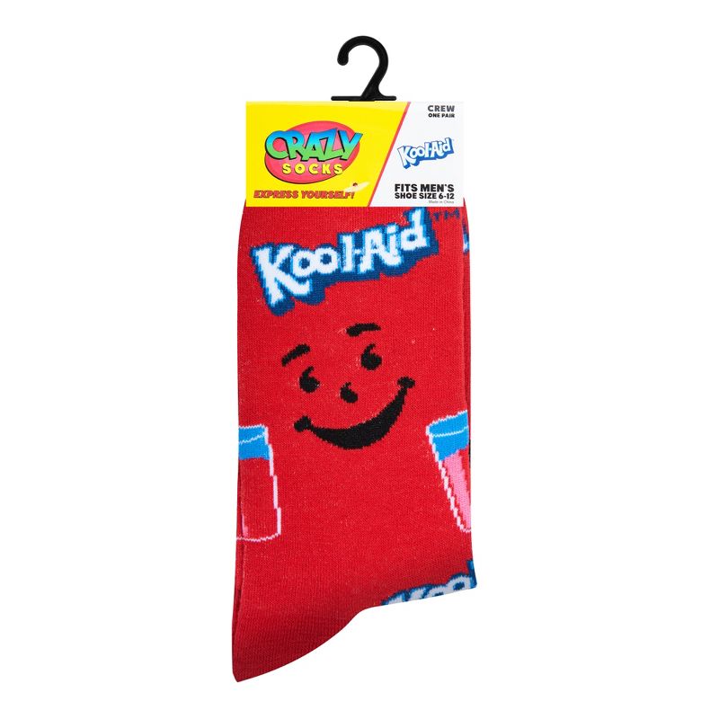 Crazy Socks, Kool Aid Cups, Funny Novelty Socks, Large, 5 of 6
