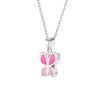 Girls' The Perfect Butterfly Sterling Silver Necklace - In Season Jewelry - 2 of 4