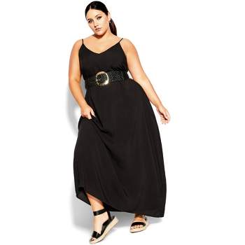 Women's Plus Size Va Va Voom Dress - Black