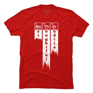 Men's Design By Humans Mother Most Thoughtful Erudite Periodic Table By Yernar T-Shirt - 1 of 2