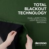 Deconovo ModernLuxury BlackOut RodCurtains For LivingRoom or BedRoom，Easy Clean,2Panels - 4 of 4
