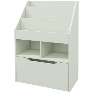Aghana Digitals Kids 3-Tier Bookcase with Mobile Drawer & Storage Compartments for Books/Toys, Safe - 1 of 4