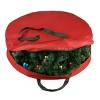 Elf Stor 30" Supreme Canvas Holiday Christmas Wreath Storage Bag - image 2 of 3