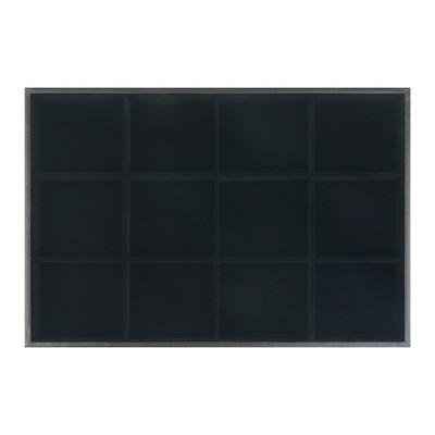 Unique Bargains Velvet Jewelry Organizer Tray with Removable Dividers for Drawer Inserts