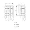 Vaxcel Elsa 1 - Light Sconce in  Satin Nickel - 2 of 4