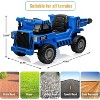 12V Ride on Dump Truck for Kids, with Electric Dump Bed, Remote Control and Extra Shovel, USB, MP3, Music Player - 4 of 4