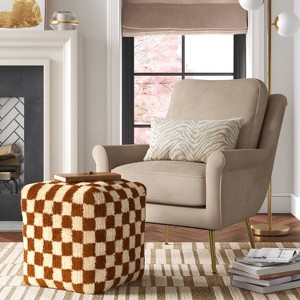Checkerboard Pouf - Threshold™ - 1 of 4