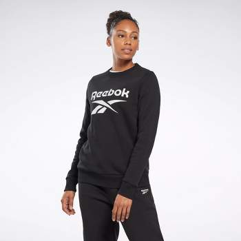 Reebok Reebok Identity Small Logo Fleece Full-zip Sweatshirt M Black :  Target
