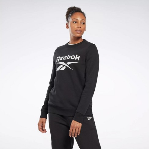 Reebok Reebok Identity Big Logo Fleece Crew Sweatshirt S Black