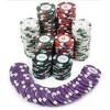 Slickblue Poker Knights 13.5g Clay Composite Poker Chips 25-Pack, Classic Vegas Style, Two-Tone Edge Spots, $25-$1,000 - 3 of 3