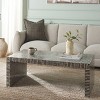 Hamza Rectangle Coffee Table - COF1805A - Silver/Black - Safavieh - 2 of 4