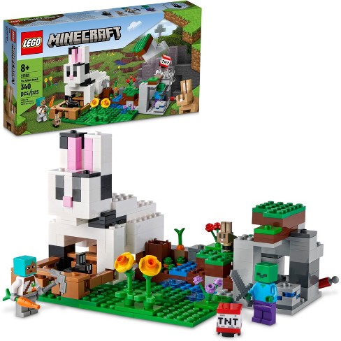 LEGO Minecraft The Bee Cottage Building Set - Construction Toy with  Buildable House, Farm, Baby Zombie, and Animal Figures, Game Inspired  Birthday