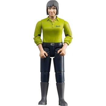 Bruder Woman Action Figure with Light Skin, Dark Blue Jeans