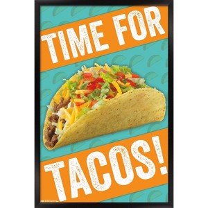 Trends International Time for Tacos! Framed Wall Poster Prints - 1 of 4