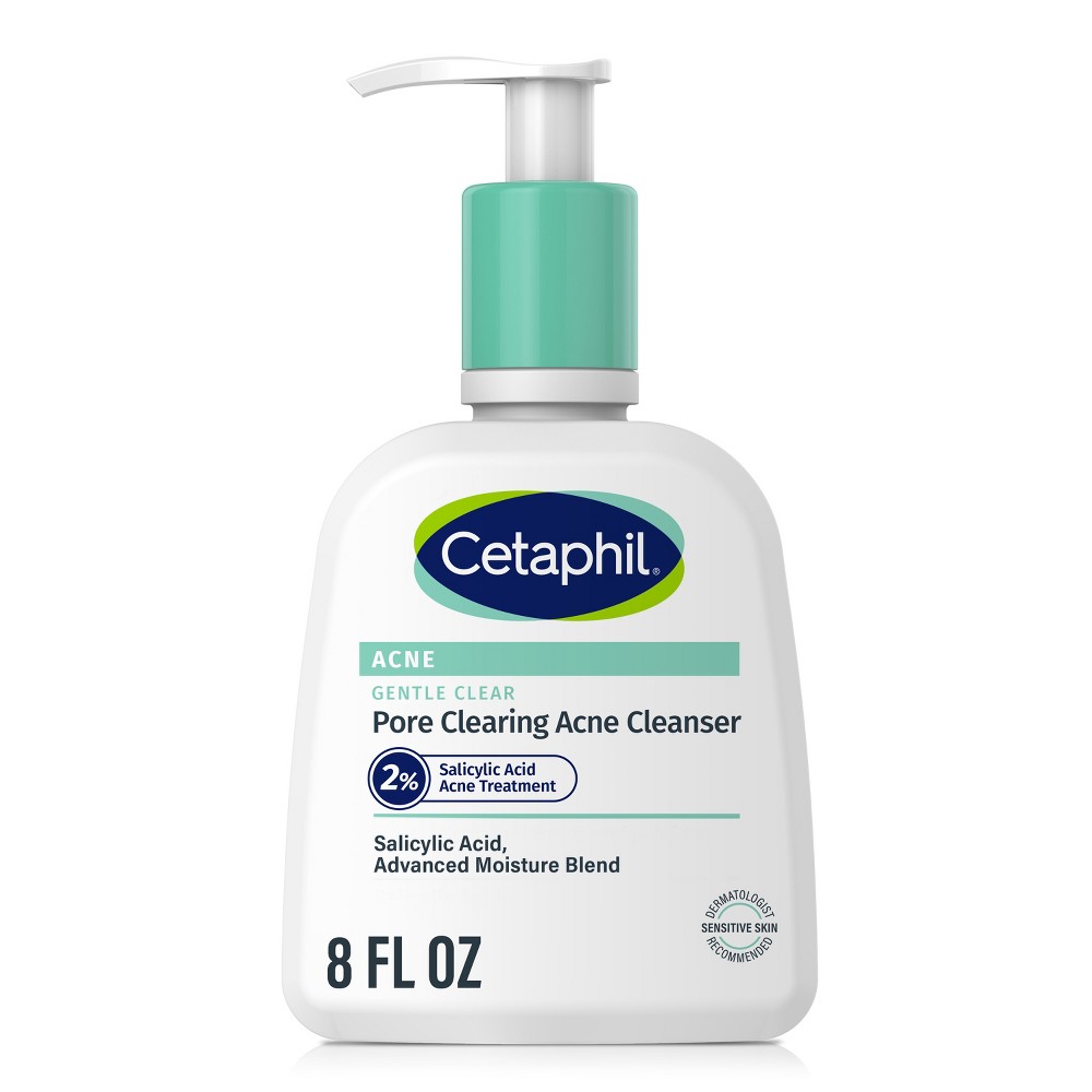 Cetaphil Gentle Clear Salicylic Acid Acne Pore Cleanser - 8oz