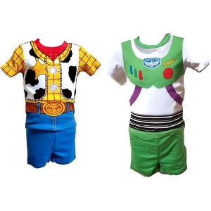 Disney Pixar Toy Story Toddler Boys' 4-Piece Cotton Pajama Set - 1 of 3