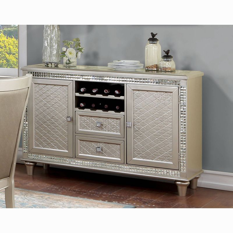 Jenra 2 Drawer Buffet Server Champagne - HOMES: Inside + Out, 3 of 7